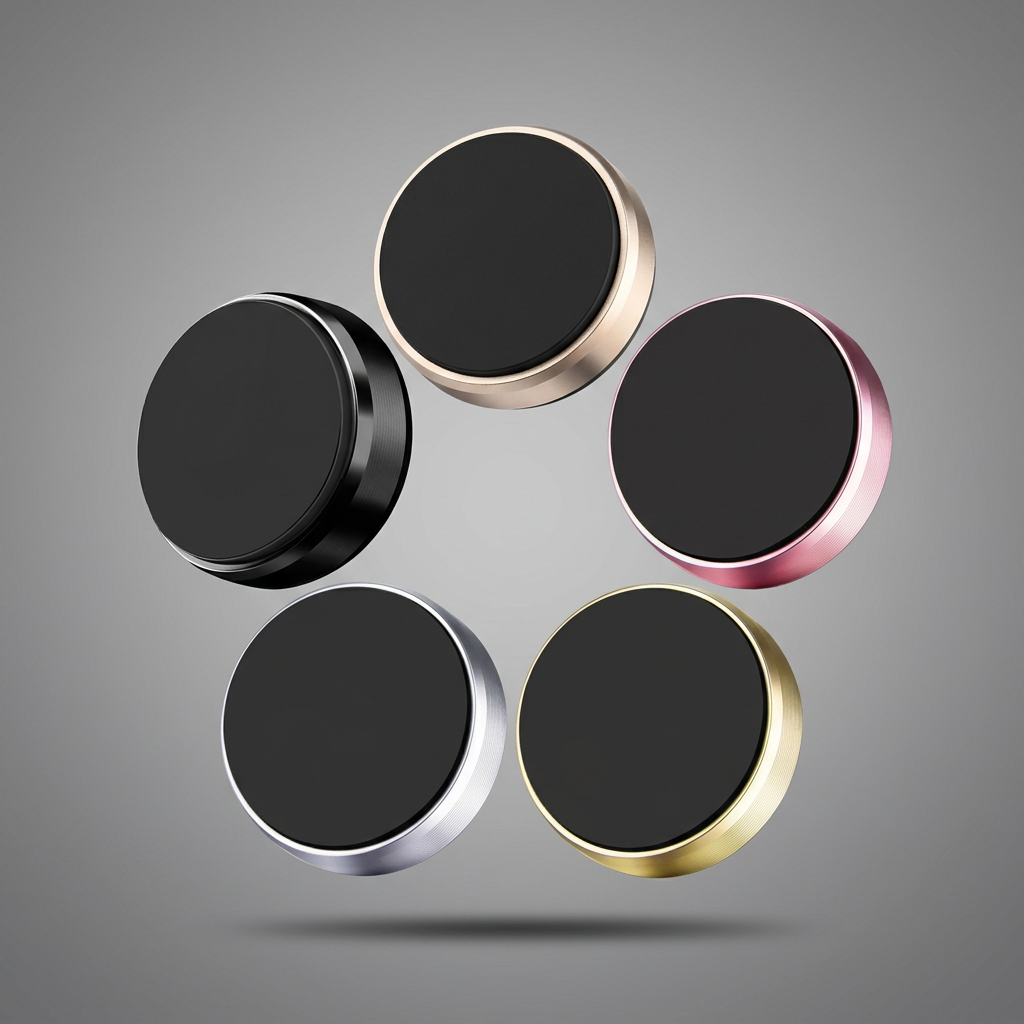 Magnetic Phone Mount on a graphite studio background