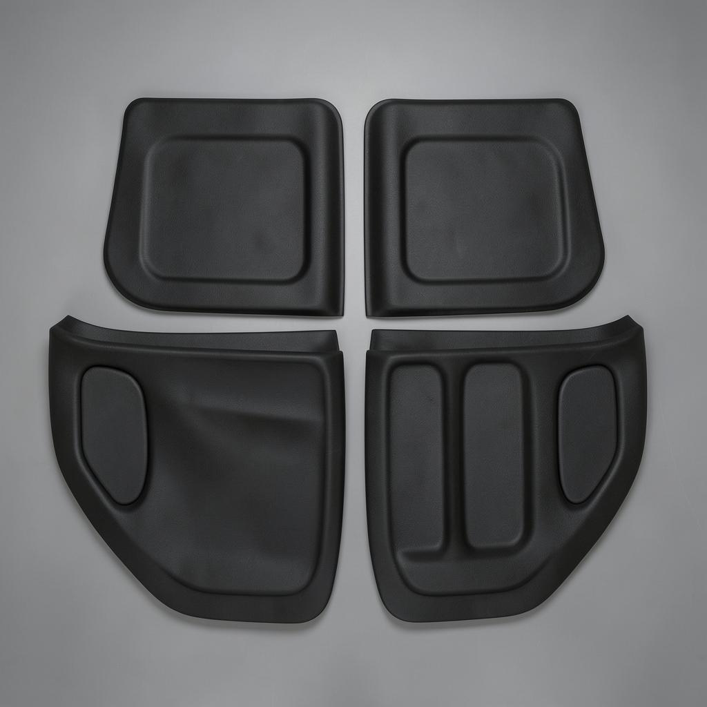 TPE Door Pocket Liner Set on a graphite studio background
